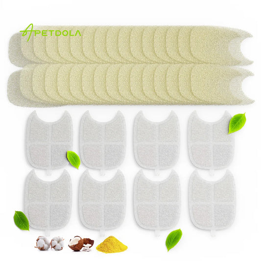 Replacement filters for the APETDOLA Stainless Steel Water Fountain with 6-Layer Filtration System.