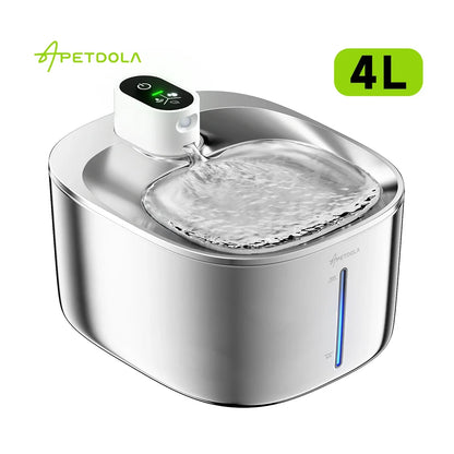 Wireless 4-Liter Automatic Sensor Water Fountain for Dogs and Cats